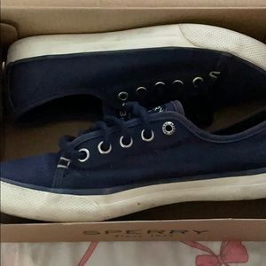 Navy blue sperry’s